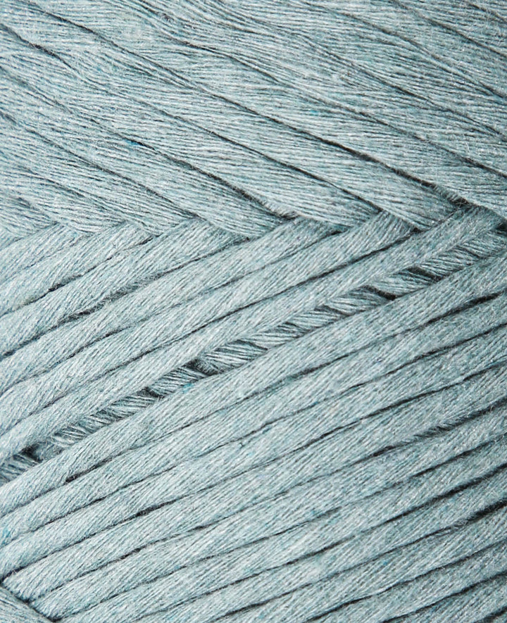 Carina salvia, Lalana Yarn for Crochet, Knitting, Weaving &amp; Macrame Projects, Grey-Blue, 3 mm x approx. 120 m, approx. 200 g