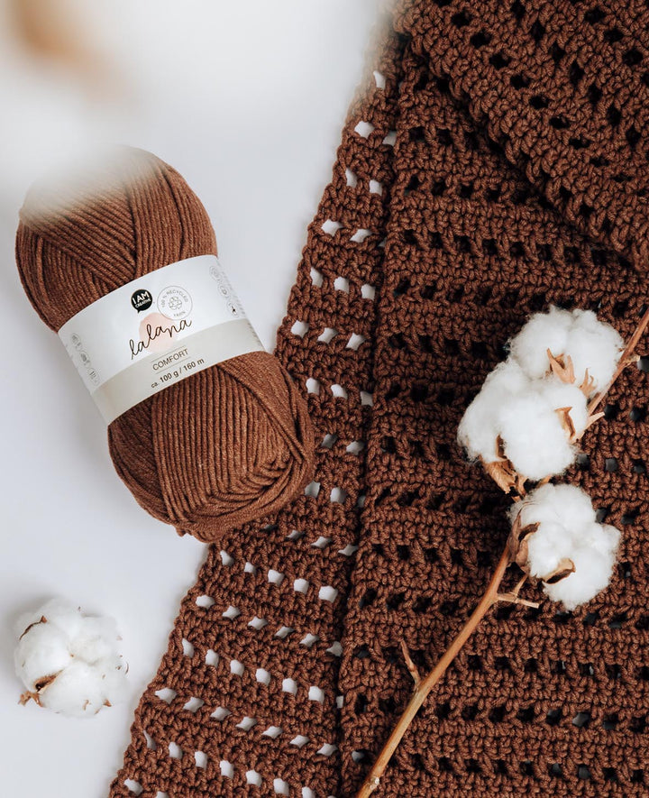 Kit de crochets, crochets en bambou pour débutants et experts, naturel, ø 2.5 / ø 3.5 x 150 mm, 2 pièces