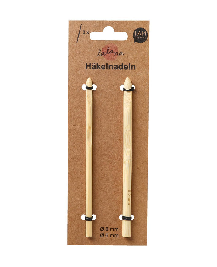Crochet Hook Set, 8 and 6 mm, 2 pcs.