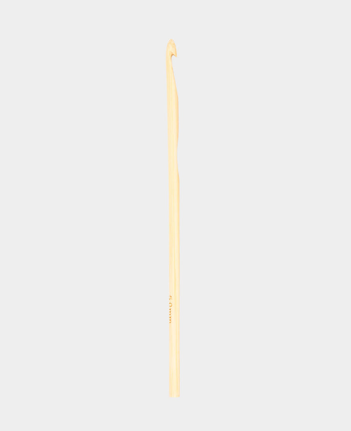 Häkelnadel, Bambus-Häkelnadel für Anfänger und Experten, Natur, ø 5 x 150 mm