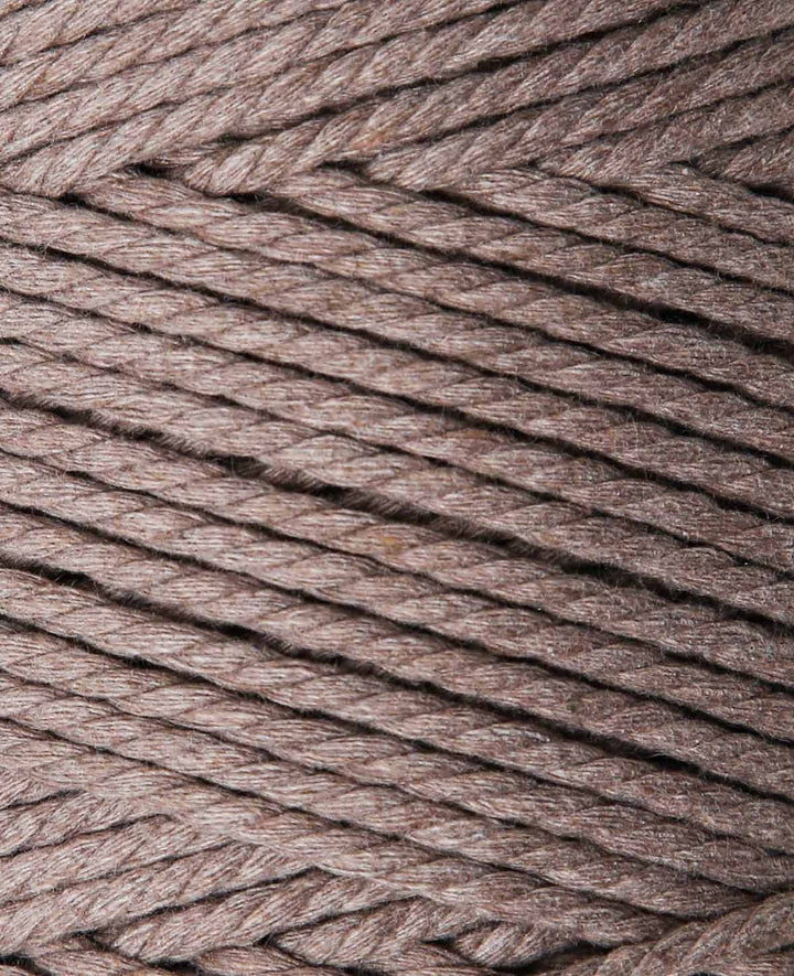 Macrame Rope coffee, Lalana Macrame Yarn for Macrame Projects, Brown, 2 mm x approx. 160 m, approx. 500 g