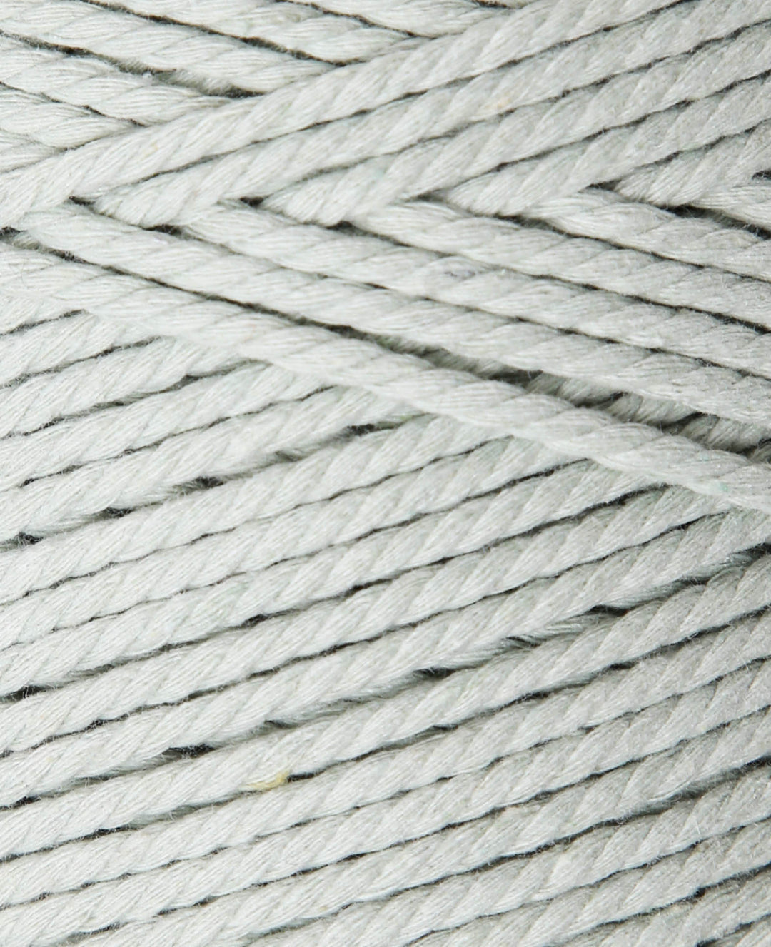 Corde macramé petite verte, fil Lalana pour projets macramé, vert gris, 2 mm x environ 160 m, environ 500 g