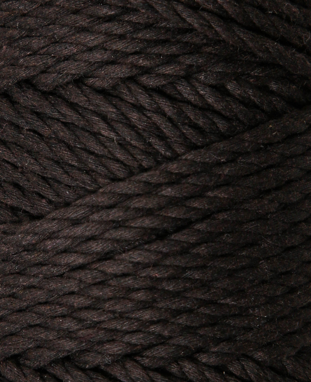 Macrame Rope brown, Lalana knotting yarn for macrame projects, brown, 3 mm x approx. 90 m, approx. 330 g