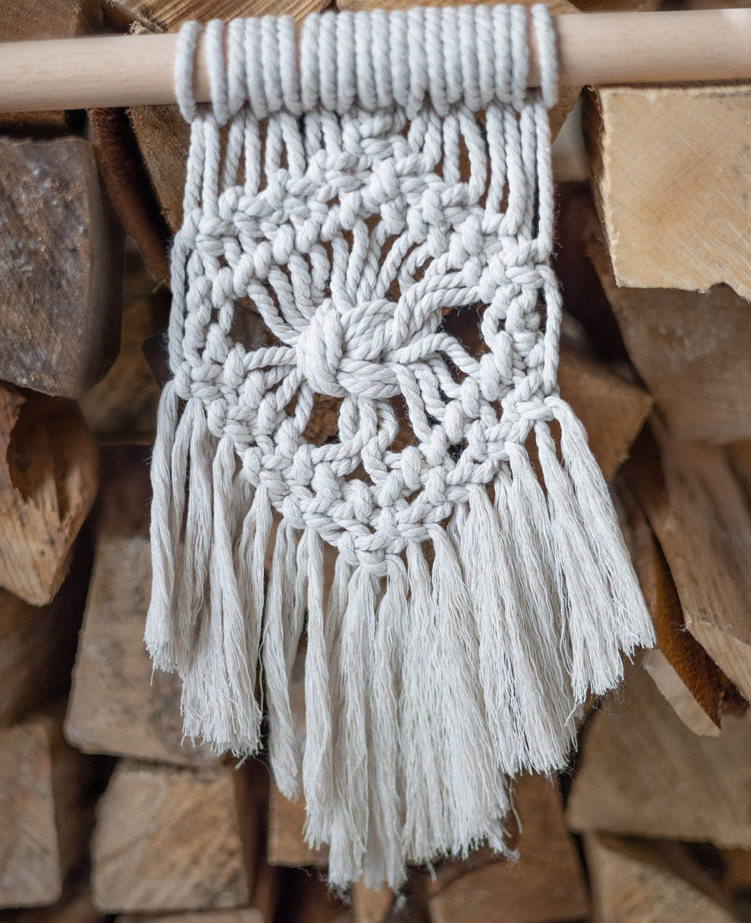 Macrame Rope Sage, Lalana Braiding Yarn for Macrame Projects, Gray Blue, 5 mm x approx. 30 m, approx. 330 g