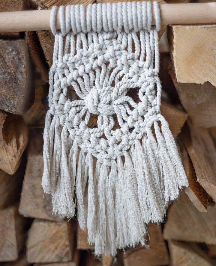 Macrame Rope powder, Lalana Knüpfgarn für Makramee Projekte, Rosa, 5 mm x ca. 30 m, ca. 330 g
