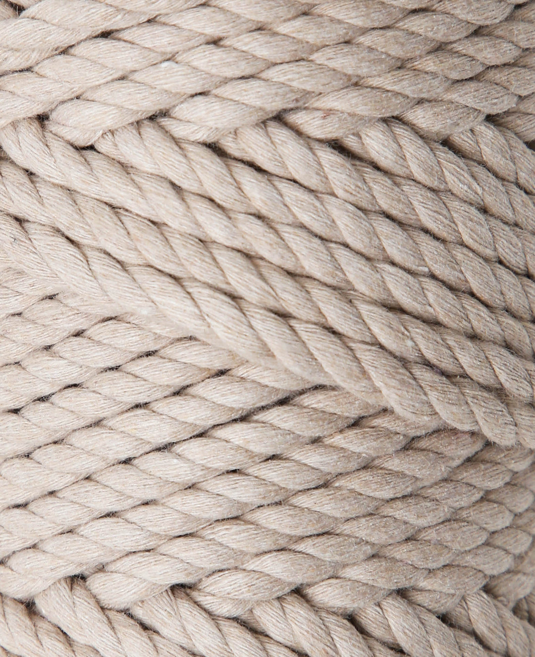 Macrame Rope beige, Lalana Knüpfgarn für Makramee Projekte, Beige, 5 mm x ca. 30 m, ca. 330 g