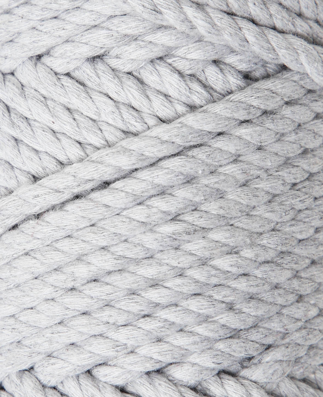 Macrame Rope Stone, Lalana Macrame Yarn for Macrame Projects, Grey, 5mm x approx. 30m, approx. 330g