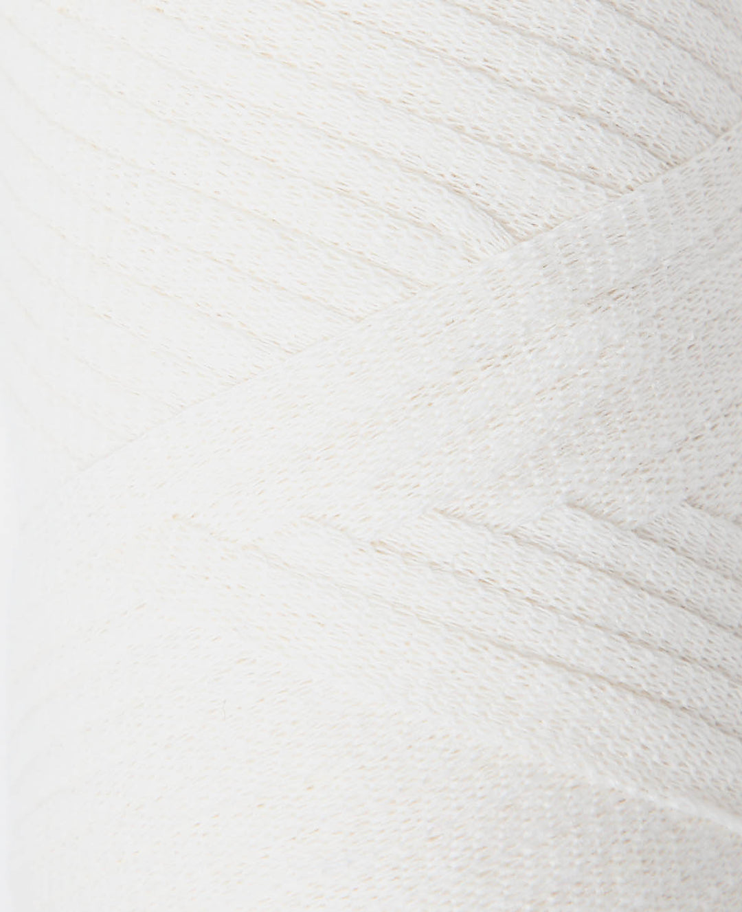 Ribbon Pura cream, Lalana ribbon yarn for crochet, knitting, knotting &amp; macrame projects, cream color, approx. 8 x 1 mm x 95 m, approx. 200 g