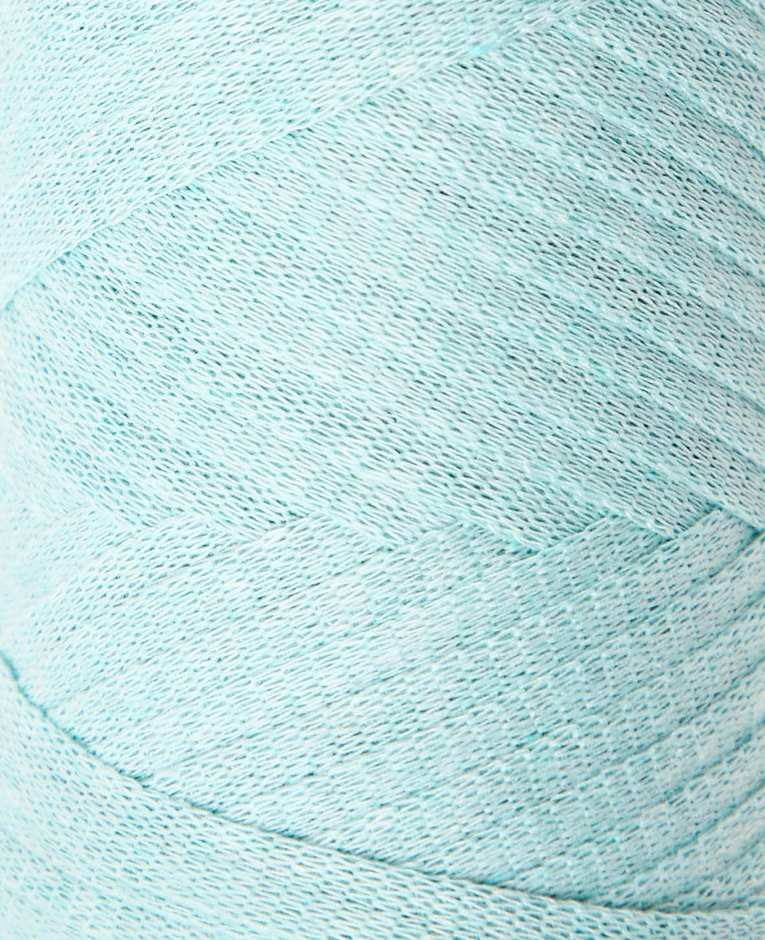 Ribbon Pura mint, tape yarn for crocheting, knitting, knotting &amp; macrame projects, mint green, approx. 8 x 1 mm x 95 m, approx. 200 g