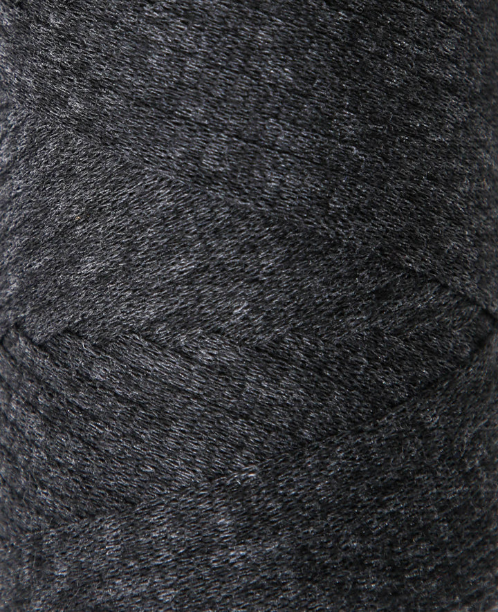 Ribbon Pura anthrazite, Lalana Bandgarn zum Häkeln, Stricken, Knüpfen &amp; Makramee Projekte, Dunkelgrau, ca. 8 x 1 mm x 95 m, ca. 200 g