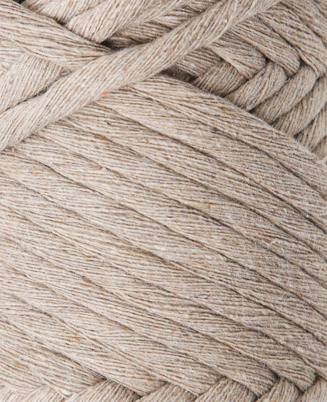 Spessa beige, fil macramé pour crochet, tricot, nouage et projets macramé, beige, env. 5 mm x 60 m, env. 250 g