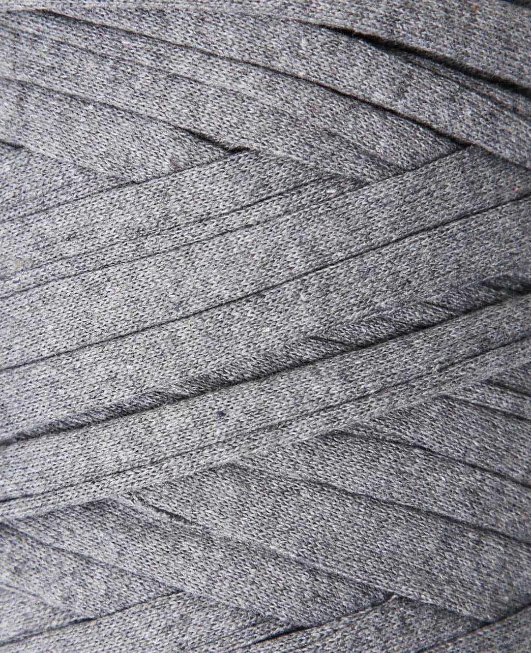 T-Shirt Revive premium grey, Lalana Textilgarn zum Häkeln, Stricken, Knüpfen &amp; Makramee Projekte, Grau, ca. 5 mm x 90 m, ca. 500 g