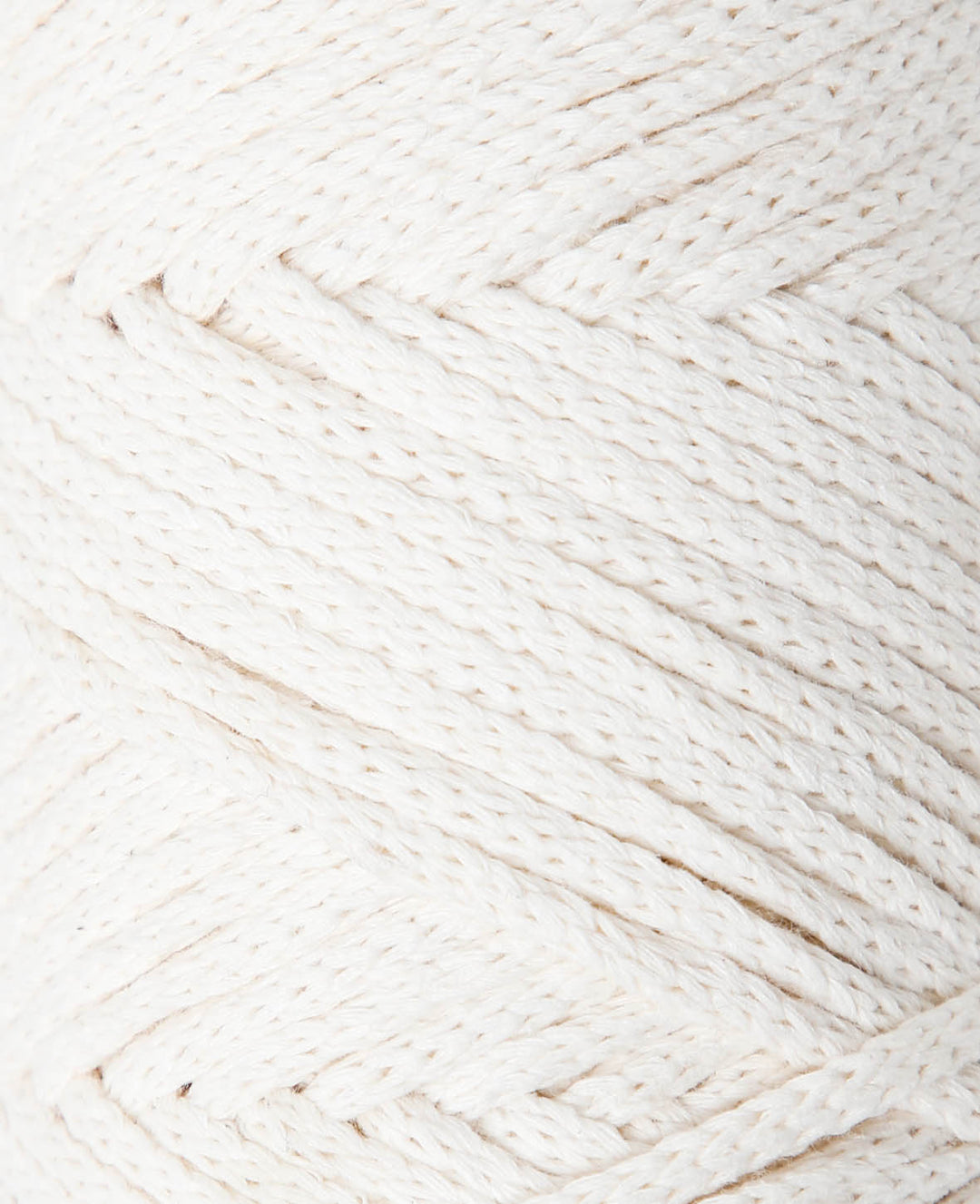 XXlace cream, Lalana chain yarn for crochet, knitting, knotting &amp; macramé projects, cream-colored, approx. 3 mm x 70 m, approx. 200 g