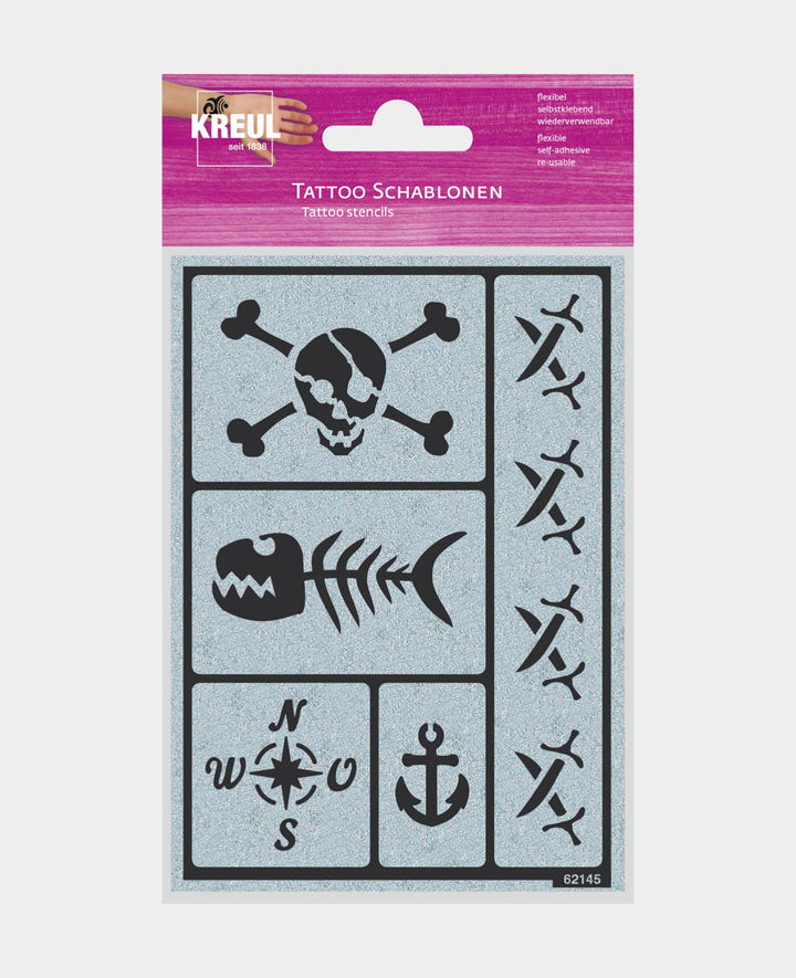 KREUL Tattoo Schablone Party of the pirates