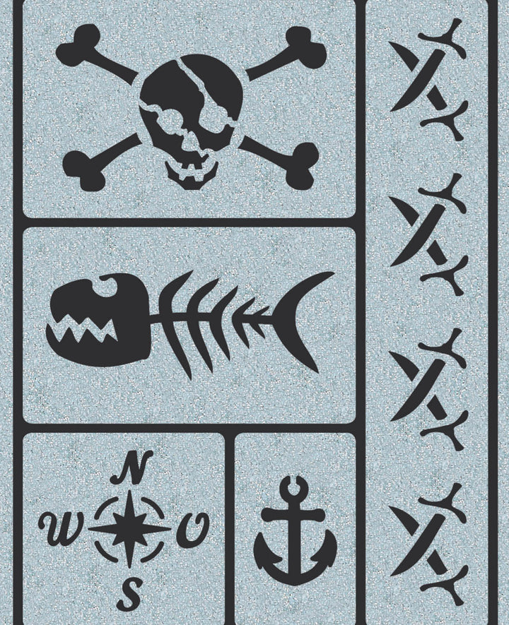 KREUL Tattoo Schablone Party of the pirates