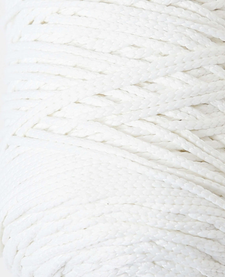 Fiona white, fil chaînette Lalana, blanc, env. 100 g, env. 120 m, ø 2mm
