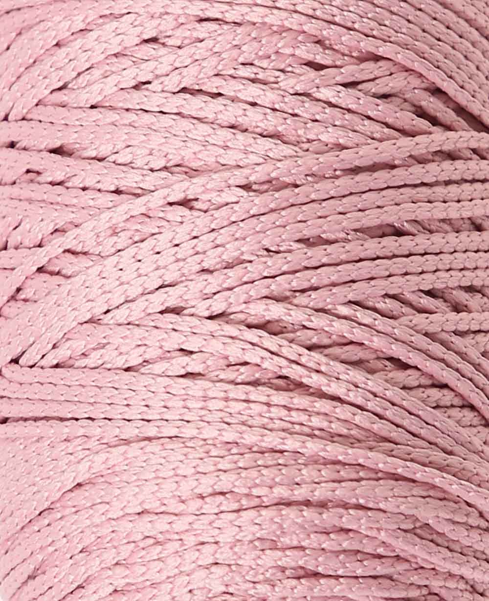 Fiona powder, Lalana chainette yarn, powder pink, approx. 100 g, approx. 120 m, ø 2mm