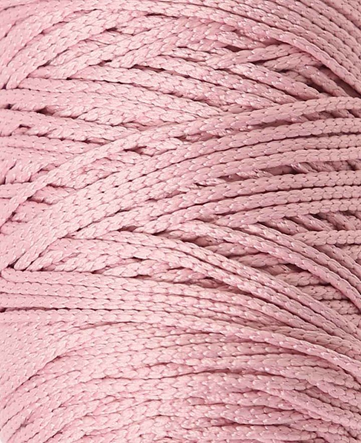 Fiona powder, Lalana chainette yarn, powder pink, approx. 100 g, approx. 120 m, ø 2mm