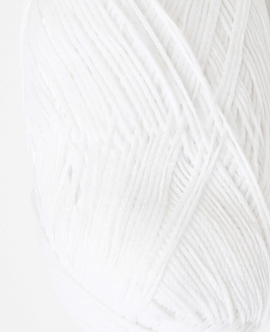 Lydia White, Lalana Chain Yarn, White, approx. 100 g, approx. 300 m, ø 1.5mm