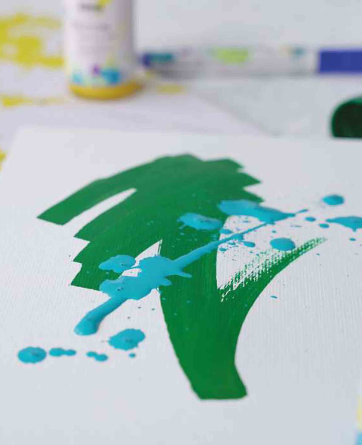 KREUL Paper Acrylic A4 – 260 g/m², 10 Blatt, für Acryl &amp; Marker