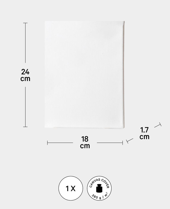 Stretcher Frame Classic, 1.7 x 18 x 24 cm, White
