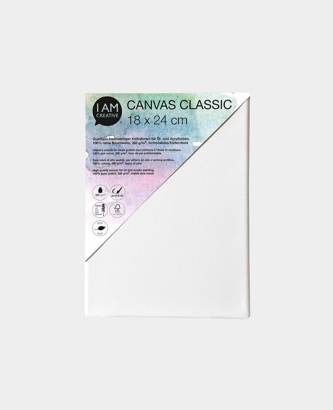 Stretcher Frame Classic, 1.7 x 18 x 24 cm, White