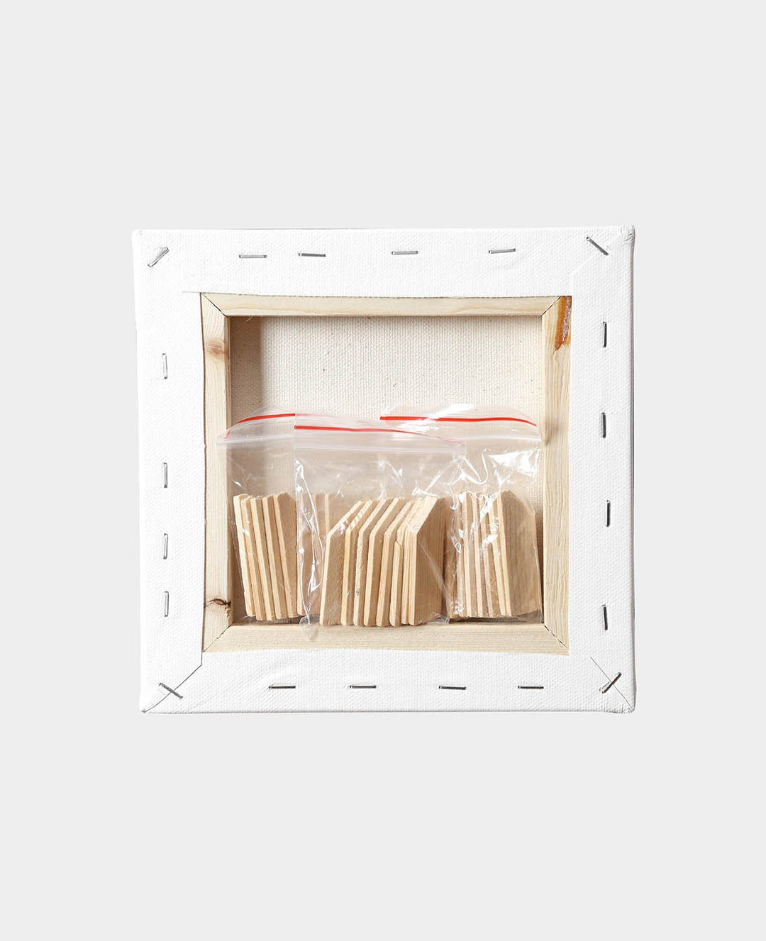 Stretched Canvas Classic, 1.7 x 20 x 20 cm, White