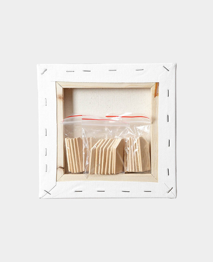Stretched Canvas Classic, 1.7 x 20 x 20 cm, White