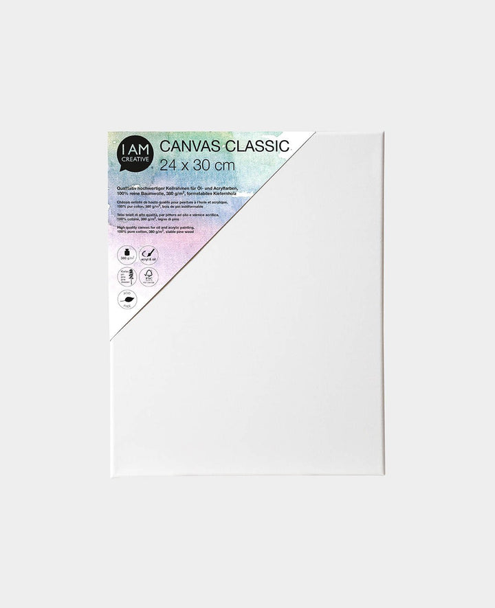 Châssis entoilé Classic, 1,7 x 24 x 30 cm, Blanc