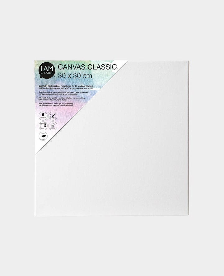 Stretcher Bar Classic, 1.7 x 30 x 30 cm, White