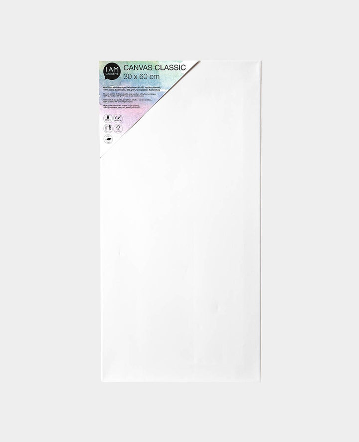 Châssis entoilé Classic, 1,7 x 30 x 60 cm, Blanc