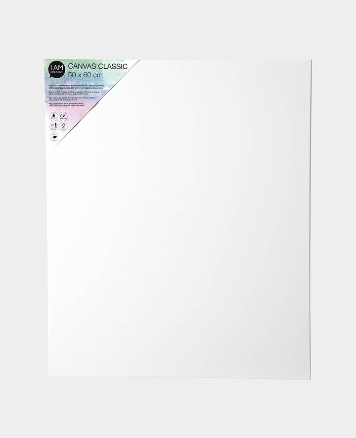 Châssis entoilé Classic, 1,7 x 50 x 60 cm, Blanc