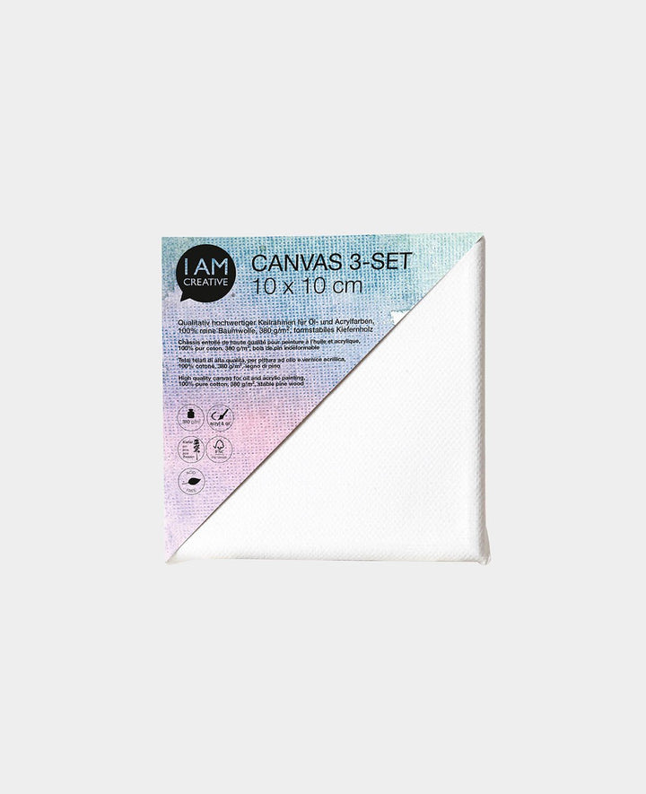 Stretcher frame, 1.7 x 10 x 10 cm, white, 3 pcs.