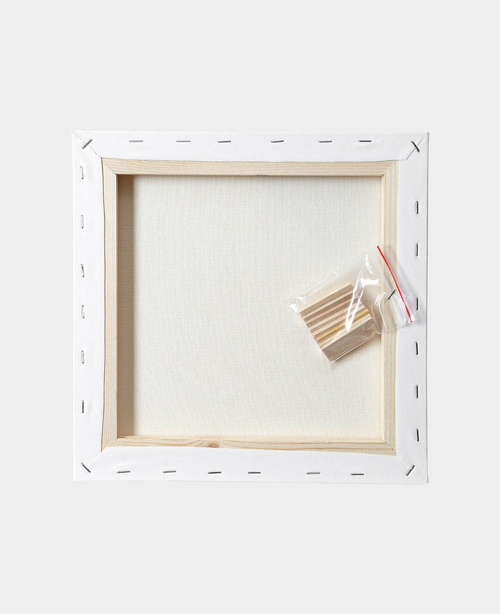 Châssis, 1.7 x 30 x 30 cm, Blanc, 3 p.