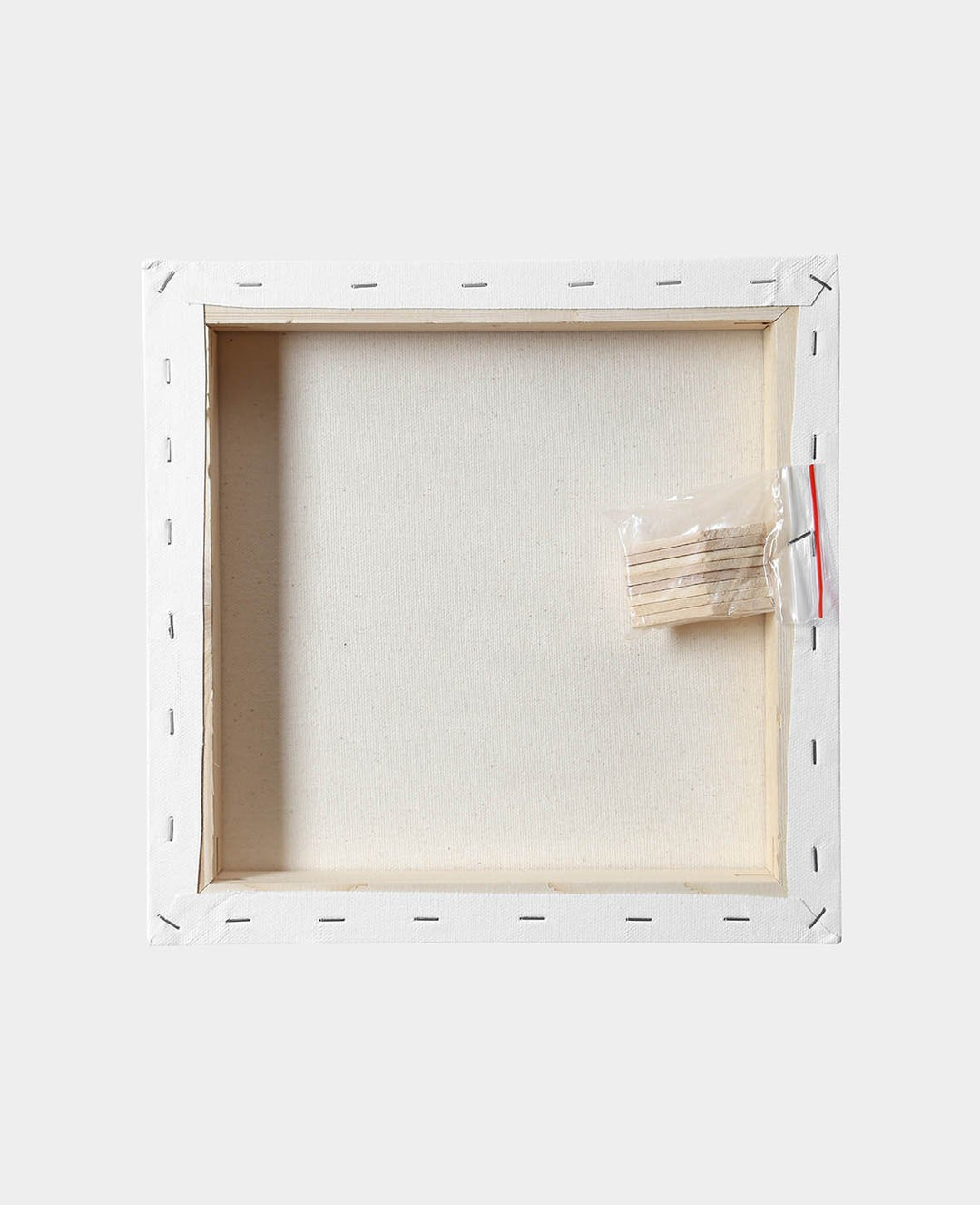 Stretched Canvas 3D, 3.7 x 30 x 30 cm, White