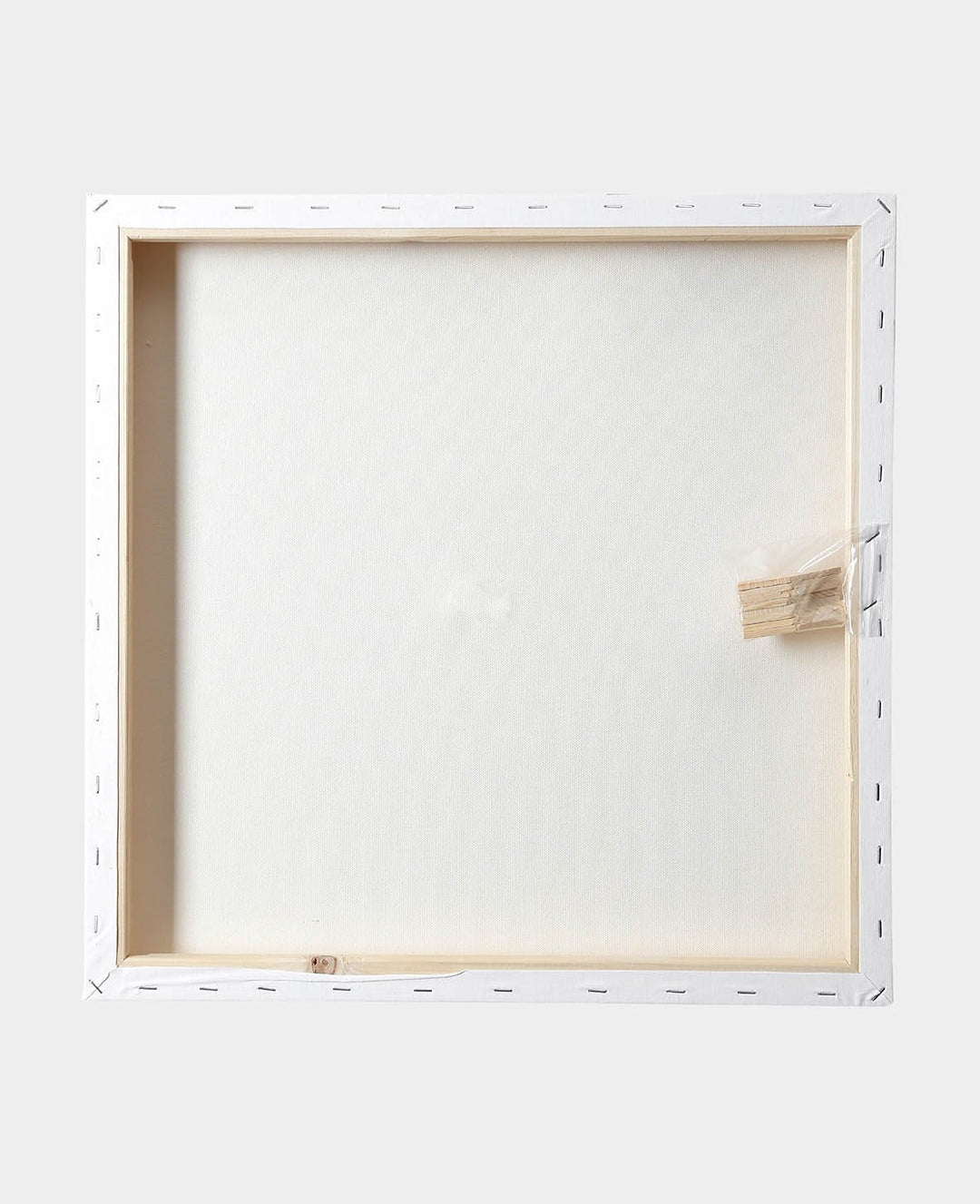 Châssis entoilé 3D, 3,7 x 50 x 50 cm, Blanc
