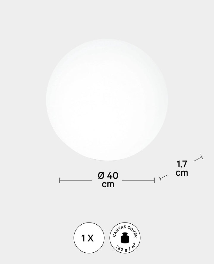 Châssis Classic, ø 40 x 1.7 cm, blanc