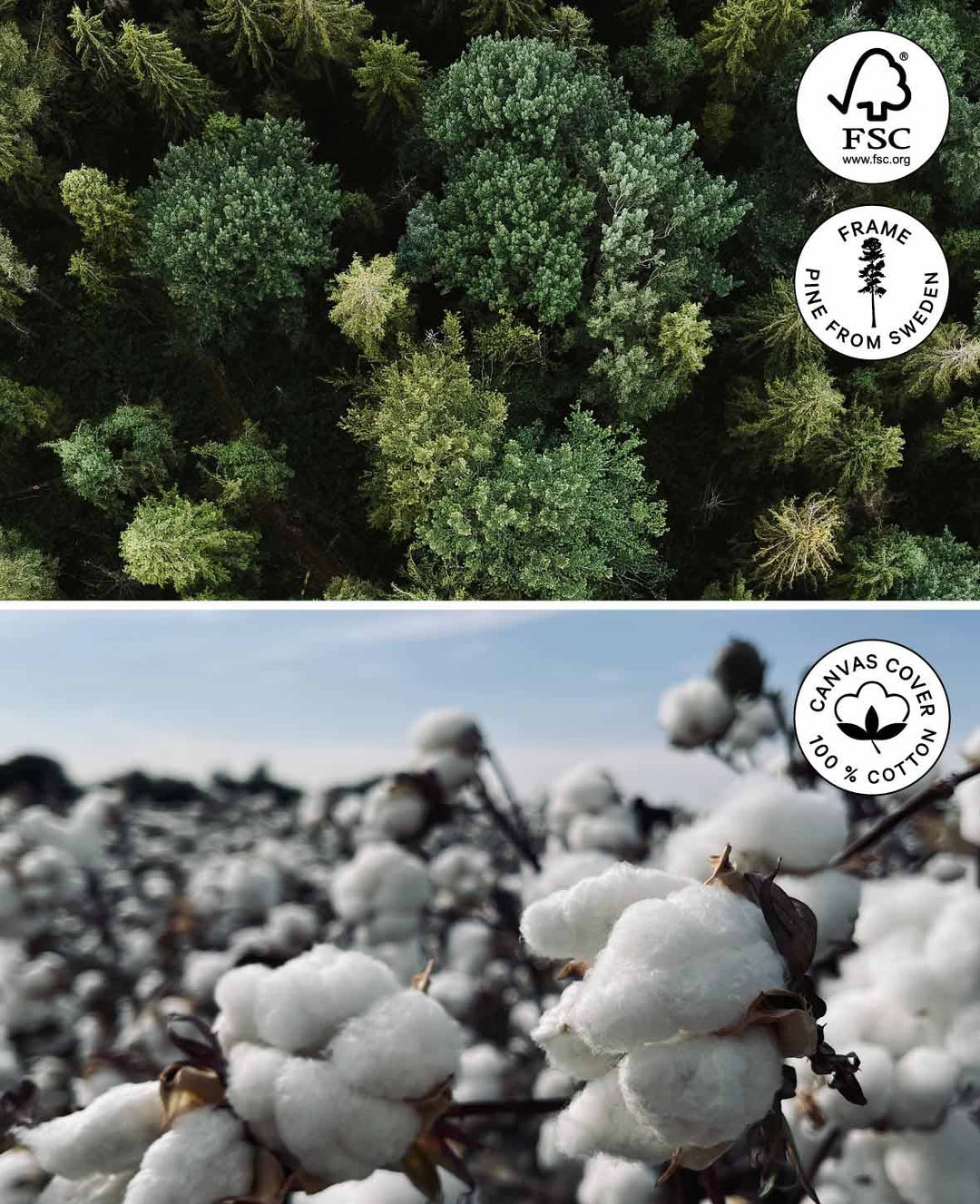Châssis entoilé Classic, 1,7 x 24 x 30 cm, Blanc