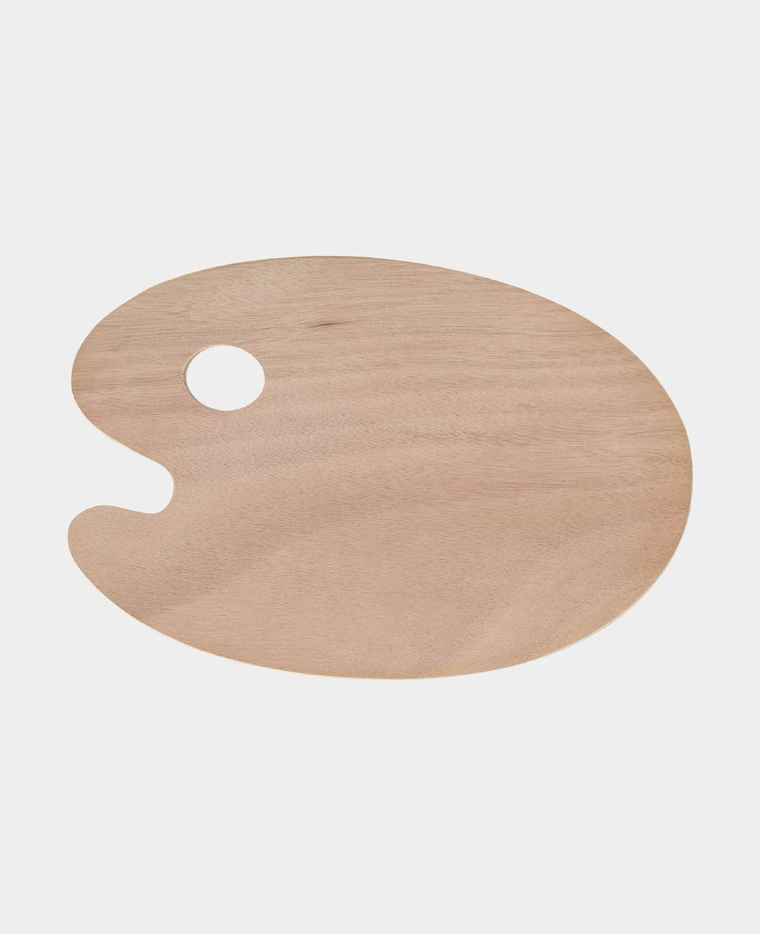 Wooden Mixing Palette, Paint Palette for Painters and Artists with Thumb Hole for Mixing Colors, 20 x 0.3 x 30 cm