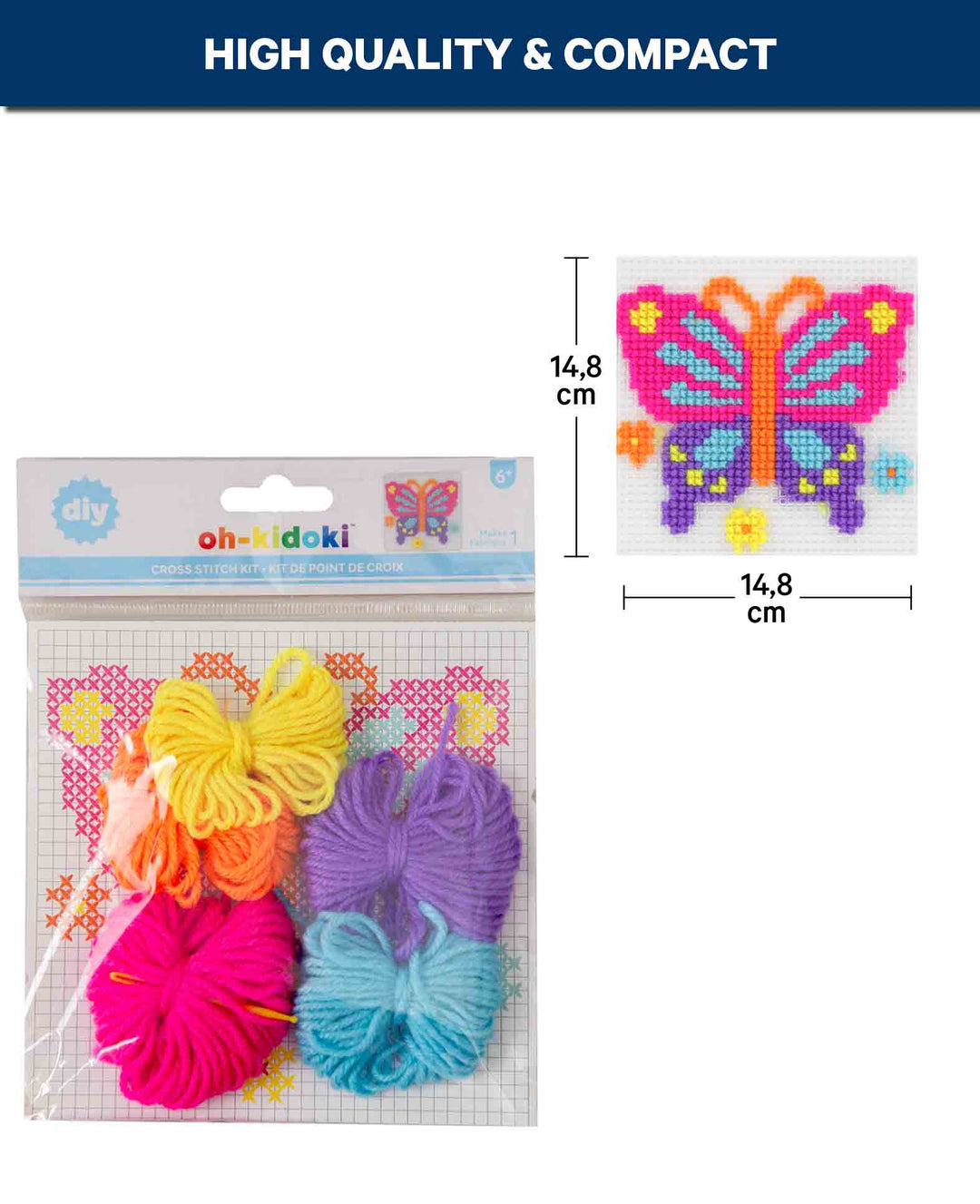 Stickset Schmetterling, Komplettset