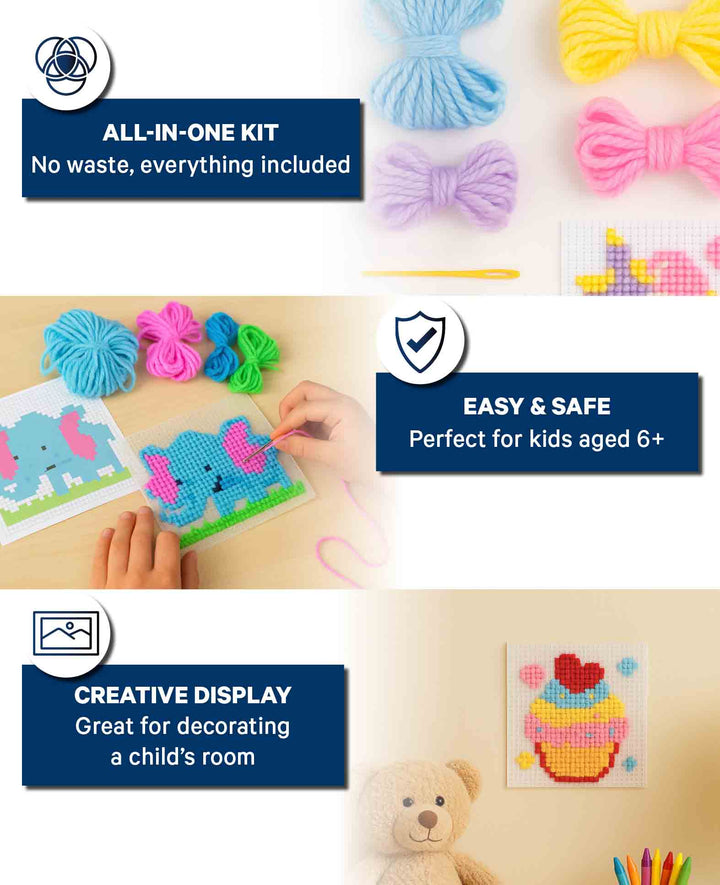 Stickset Elefant, Komplettset
