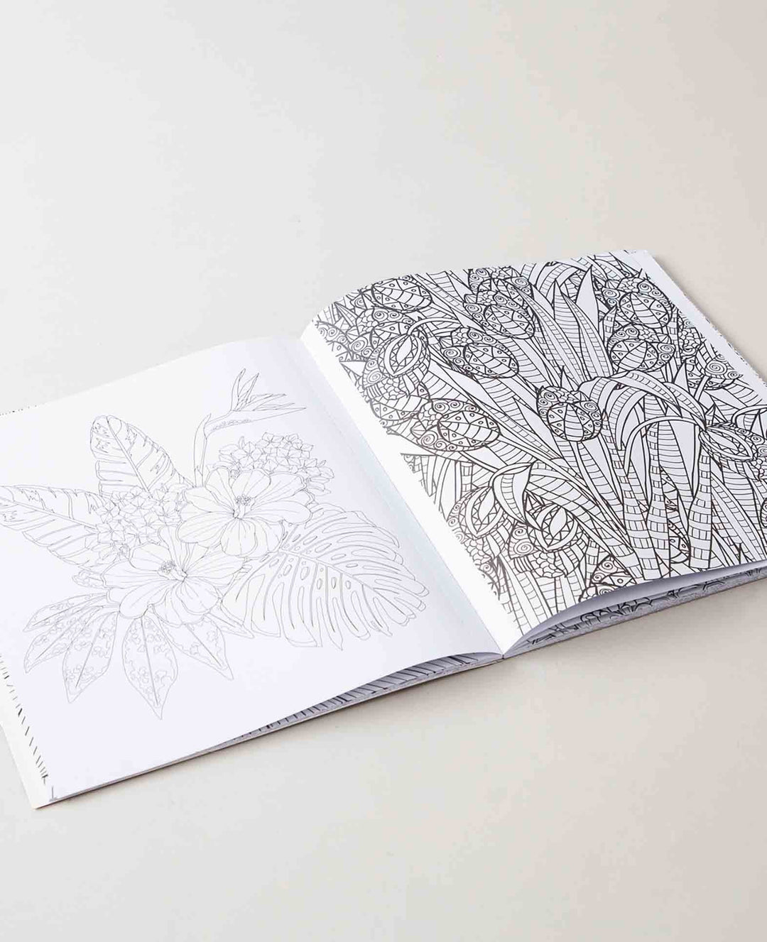 Flower Colouring Book, FSC certified paper, 19.5 × 23 cm, 64 pages