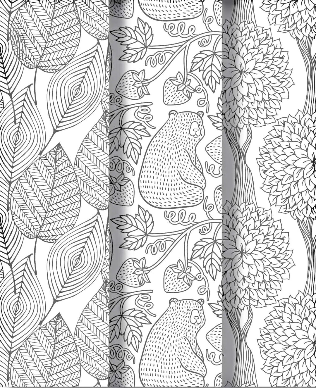 Forest Life Colouring Book, FSC-certified paper, 19.5 × 23 cm, 64 pages