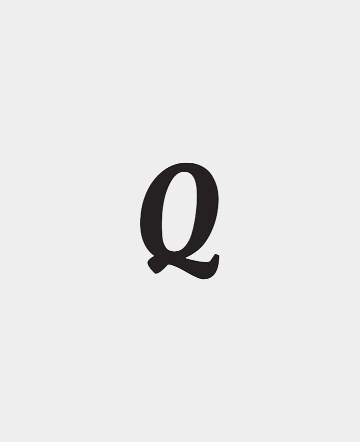 Seal Alphabet Q