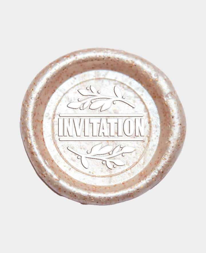Cire à cacheter pailletée nacrée, bâtonnets de cire pour pistolet à cire, rose, env. 18 x 1 cm, 4 pièces