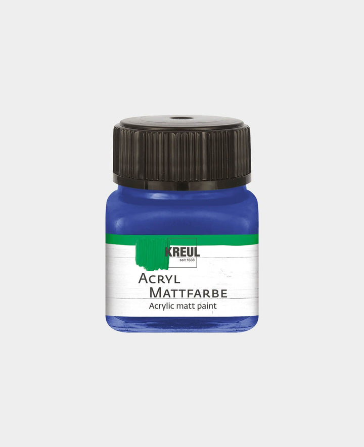 KREUL Acrylic Matt Paint, Blue, 20 ml