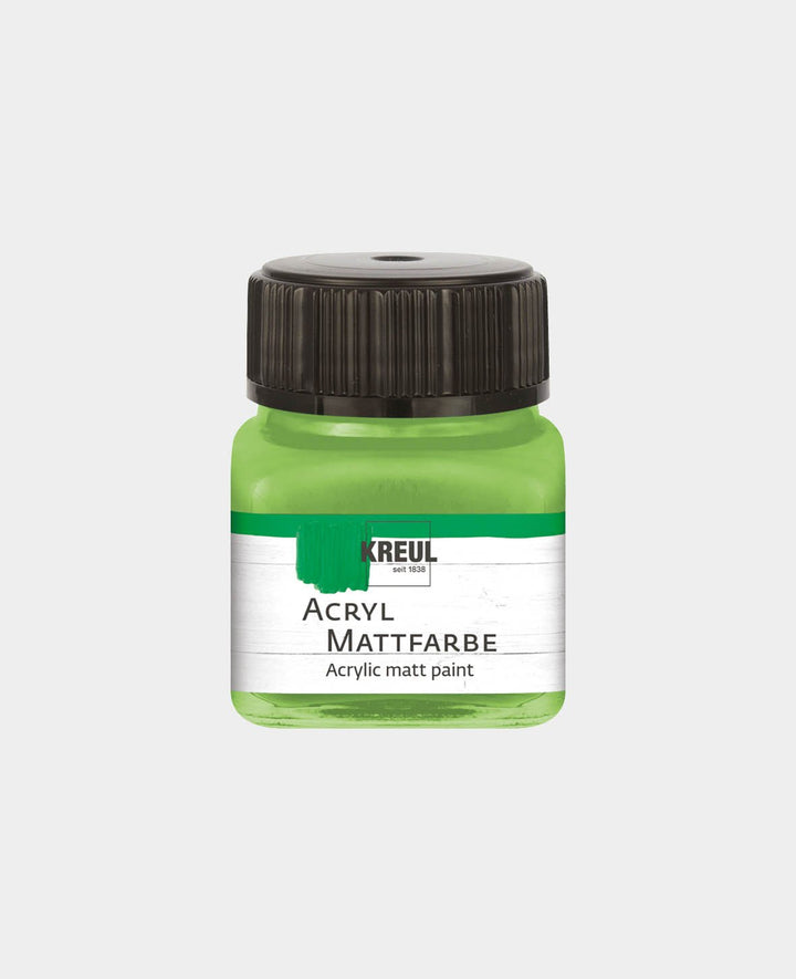 KREUL Acrylic Matt Paint, May Green, 20 ml