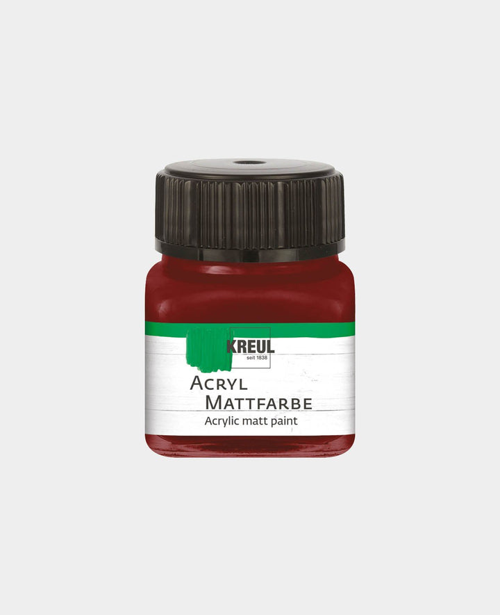 KREUL Acryl Mattfarbe, Maron, 20 ml