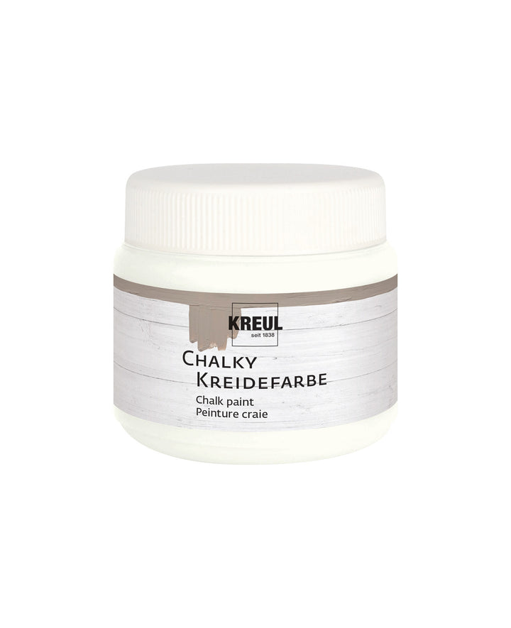 KREUL Peinture à la craie Chalky, Coton blanc, 150ml
