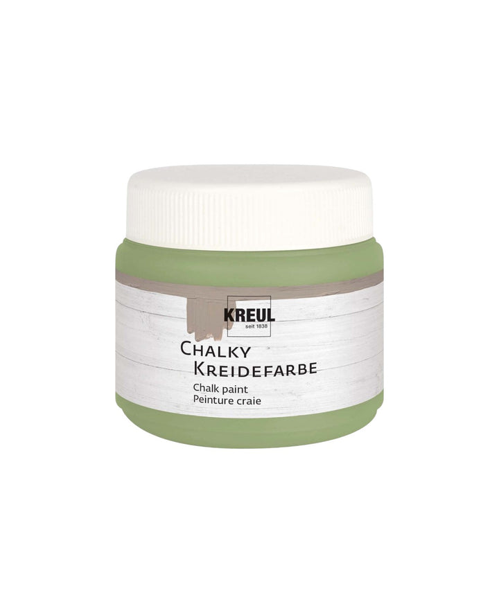 KREUL Chalky Kreidefarbe, Velvet Olive, 150 ml